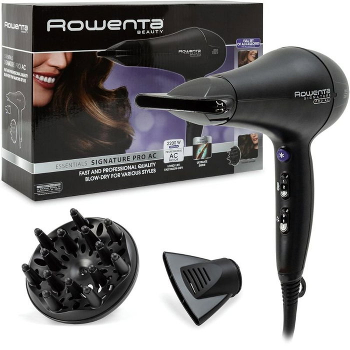 Rowenta Signature Pro CV7840 Secador 2200W Negro
